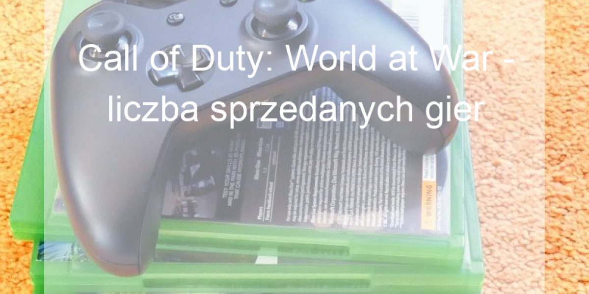 Call of Duty: World at War - liczba sprzedanych gier